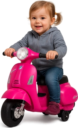 Elektrischer Kinderroller Vespa Mini, rosa