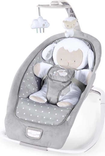 Ingenuity vibrierende Wippe mit Melodie Cuddle Lamb, 0m+ bis 18 kg