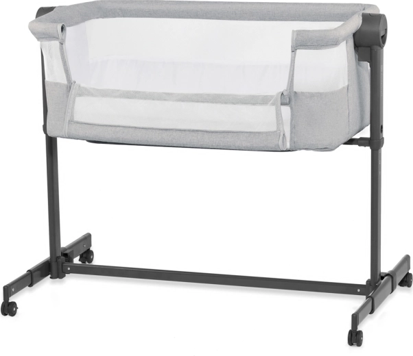 Kinderkraft Beistellbett 2-in-1 Nestee Up 2, hellgrau