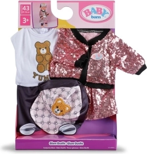 BABY born Glitzer-Outfit für Puppe 43 cm