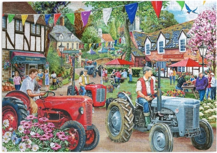 Puzzle House of Puzzles Traktorenschau, 1000 Teile