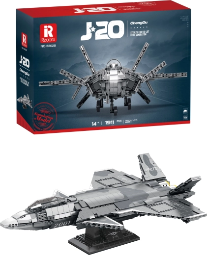 Bausatz des J-20-Kampfjets (1911 Teile)
