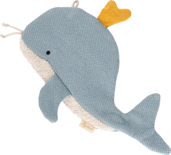 sigikid Kuscheltuch Wal mit Knisterfolie