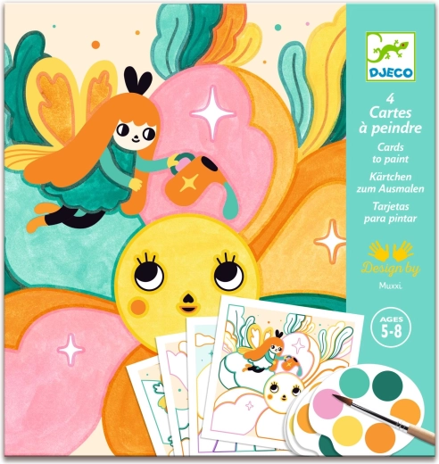 Djeco Malen mit Palette Zaubergarten – 1 Stück
