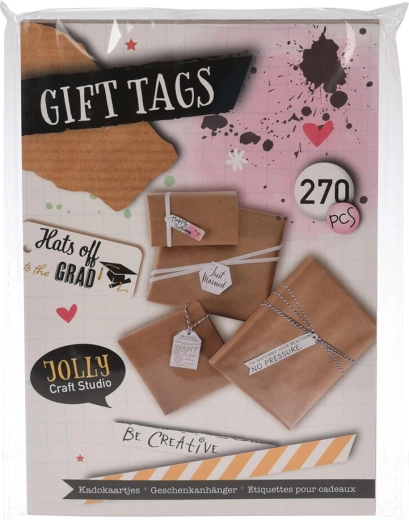 Geschenketiketten 22,5 × 16,5 cm, 30 Blatt, 6 Muster