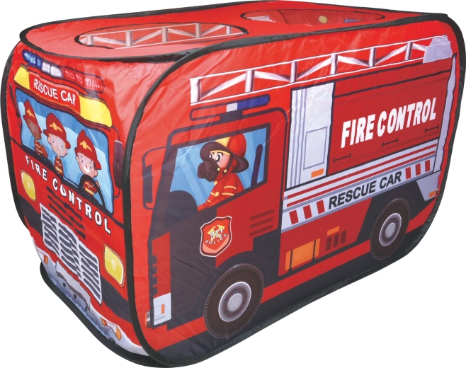 PLEJO Kinder-Pop-up-Spielzelt Feuerwehr