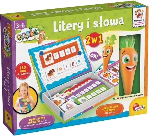 Lisciani Carotina Buchstaben und Wörter 2 in 1