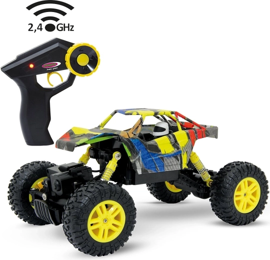 Jamara Hillriser Crawler 4WD 1:18 ferngesteuert 2,4 GHz gelb