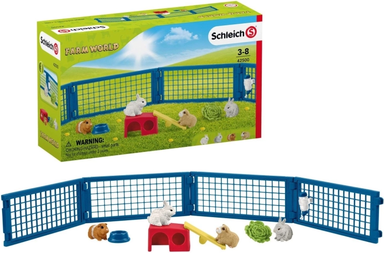 Schleich Auslauf für Kaninchen und Meerschweinchen Farm World
