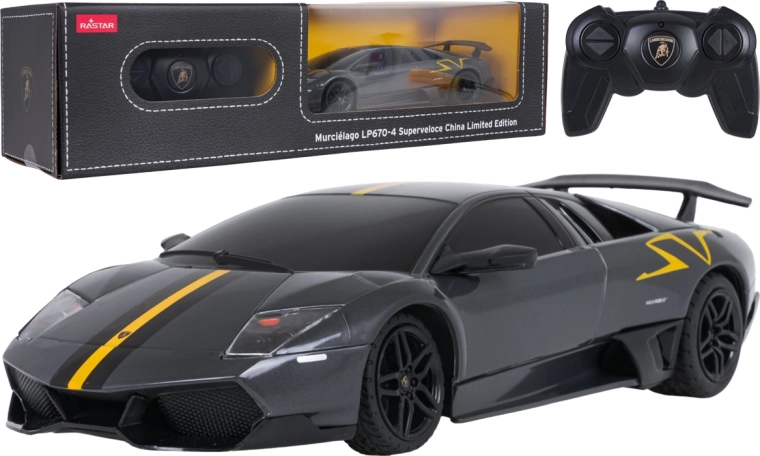 Rastar RC Lamborghini Murciélago LP670-4 Superveloce 1:24 grau