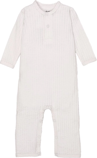 Lodger atmungsaktiver Baby-Strampler Jumper Seersucker cloud dancer Gr. 56
