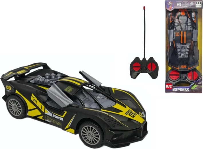 Ferngesteuertes Sportauto mit zu öffnenden Türen