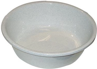 Plastikwaschschüssel 36 cm weiß