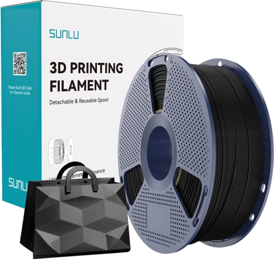 Sunlu TPU Silk Filament schwarz 1,75 mm 1 kg