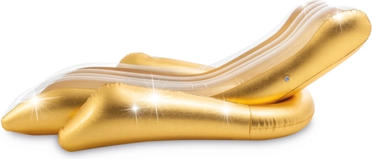 Aufblasbare Liege mit Glitzer