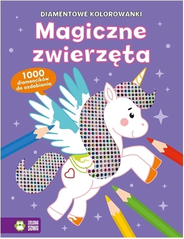 Diamant-Malbuch Magische Tiere