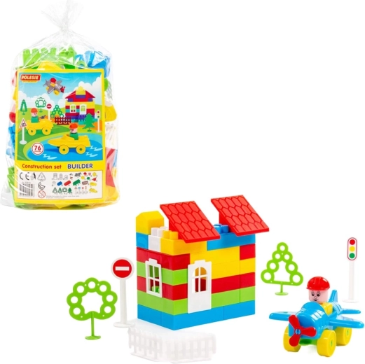Baukasten Polesie Builder 76 Teile