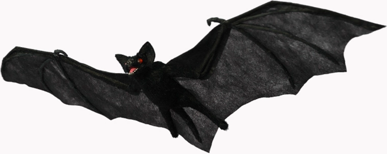 Partydekoration schwarzer Fledermaus