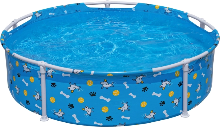 Bestway Fetchin' Fun runder Aufstellpool für Haustiere 122 cm