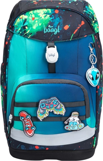 Schulrucksack BAAGL Airy Plus Chill GRS