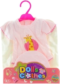 Puppenkleidung 36–46 cm – Body mit Mützchen