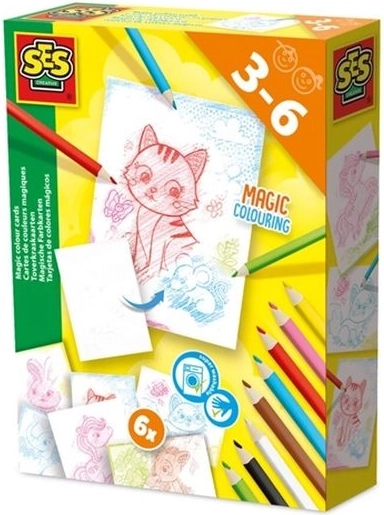 SES Creative Magic Colouring magische Ausmalbilder mit Buntstiften