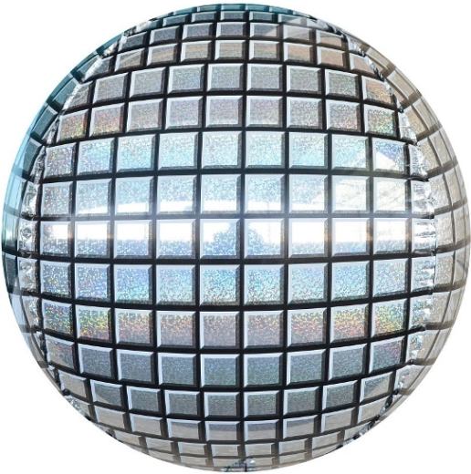Folienballon Disco-Kugel 40 cm