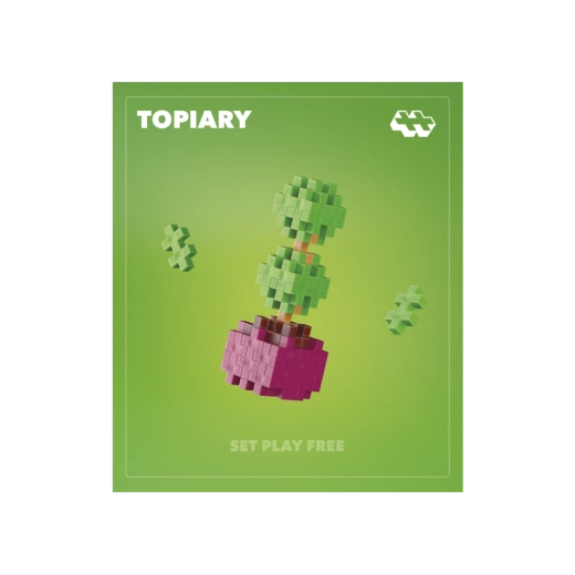 Plus-Plus Blumen-Topiary