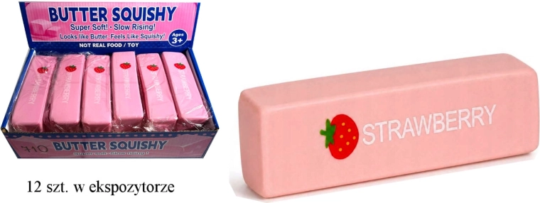 Anti-Stress-Quetschspielzeug „Butter“ – rosa