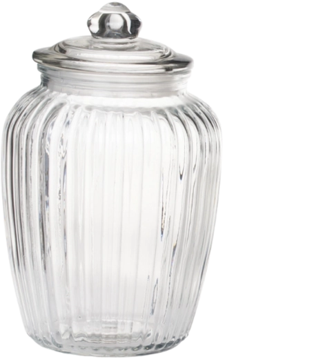 Gerippter Glas-Einmachbehälter 2,25 l