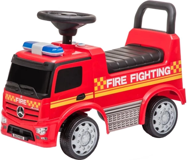 Kinder-Rutschfahrzeug Mercedes Feuerwehr Buddy Toys