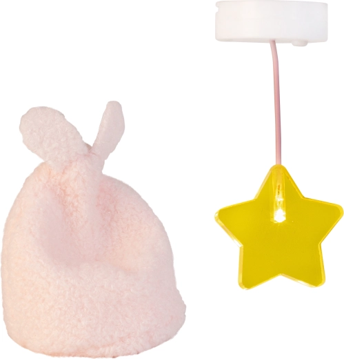 Lundby Beleuchtung für Puppenhaus: Sternlampe und Sitzpouf mit Öhrchen