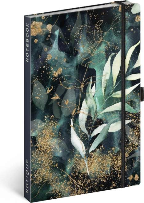 NOTIQUE liniertes Notizbuch Eukalyptus 13 × 21 cm