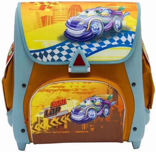 Schulranzen Cars 21 l, blau-orange – 1 Stück
