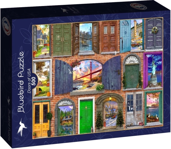 Bluebird Puzzle „Dveře do Ameriky“ 500 Teile