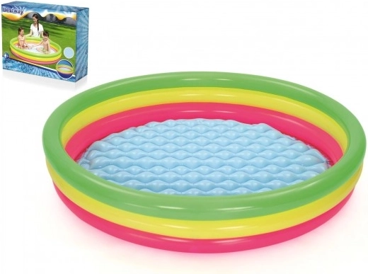 Aufblasbares Kinderplanschbecken BESTWAY 152 cm – regenbogenfarben