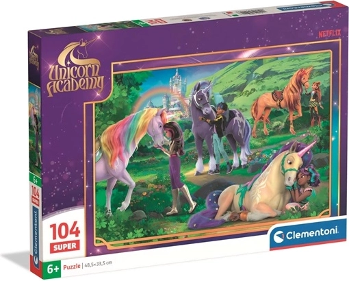 Clementoni Puzzle 104 Teile Unicorn Academy
