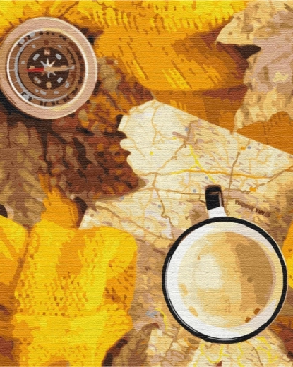 Paint it! Malen nach Zahlen – Herbstreisender: Komposition