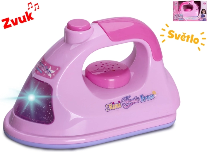 Kinderbügeleisen mit Licht und Sound, 16 cm