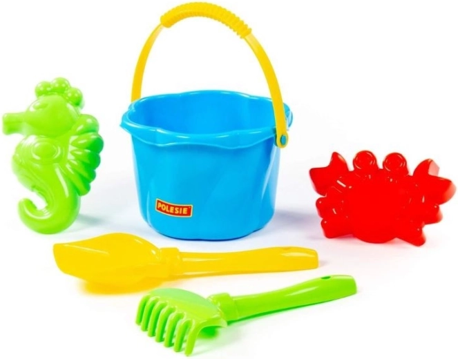 Sandspielzeug-Set Eimer Blume