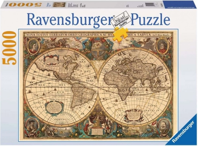 Ravensburger Puzzle Alte Weltkarte 5000 Teile