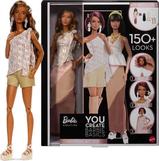 Barbie Signature You Create – personalisierbare Sammlerpuppen mit Accessoires, neutraler Stil