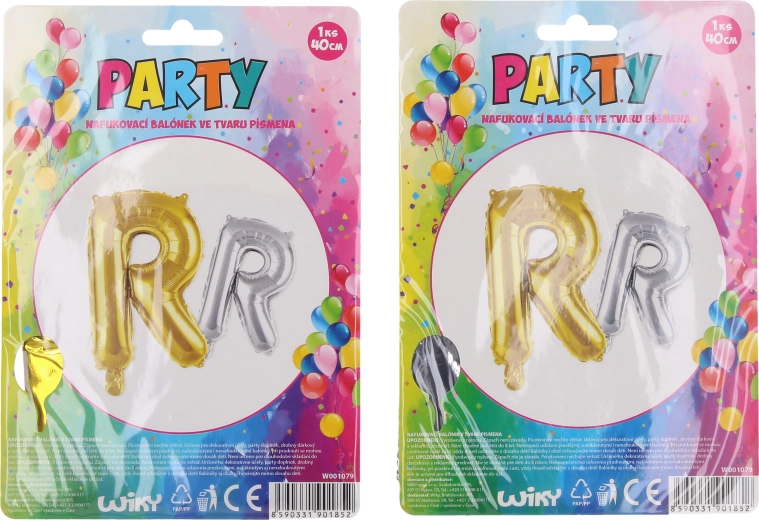 Aufblasbarer Ballon - Buchstabe R