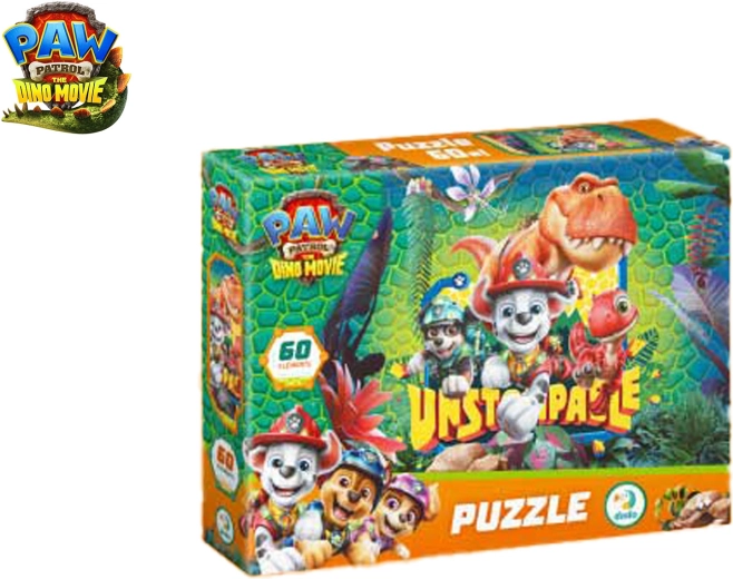 Puzzle Paw Patrol: The Dino Movie, 60 Teile, 32 × 23 cm