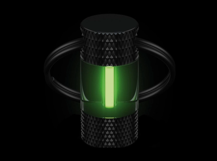 Böker Plus Mini Glow Schlüsselanhänger ohne Batterie, grün