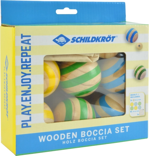 Schildkröt Boccia-Holzset