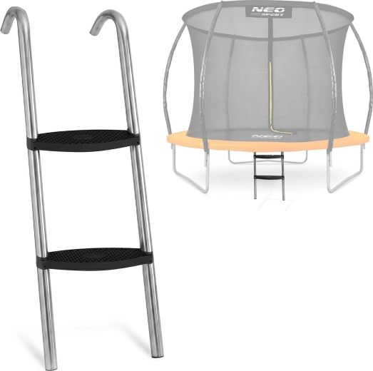 Neo-Sport Leiter für Trampoline 6–8 ft (183–252 cm), 2 Stufen