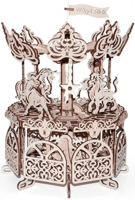 Holz-3D-Puzzle WOOD TRICK Karussell