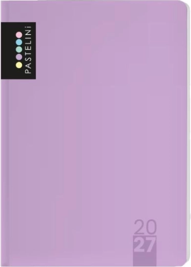 Tageskalender A5 2027 Pastelini Violett