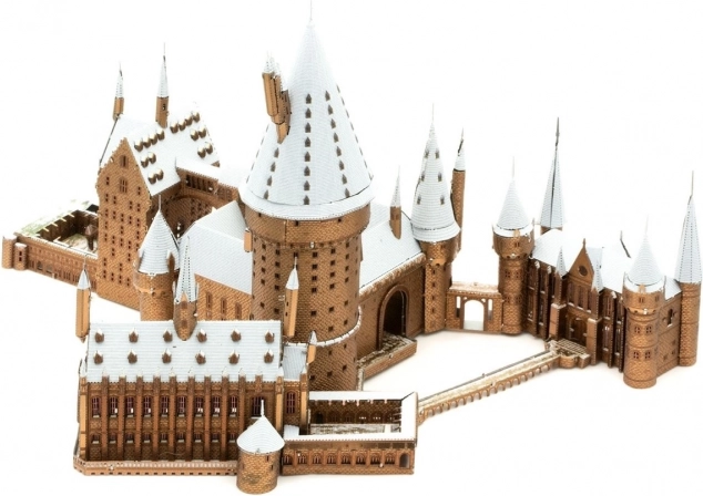 METAL EARTH 3D-Puzzle Harry Potter: Verschneites Schloss Hogwarts (ICONX)